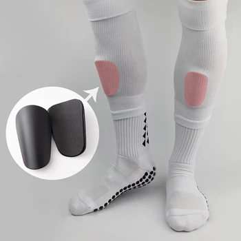 1 пара накладок для голени для мини-футбола, износостойкий амортизирующий протектор для ног, легкая портативная футбольная тренировочная доска для голени