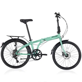 24-дюймовый детский велосипед Hardtail, складной горный велосипед MTB Shimano7 Speed Для подростков, детские велосипеды-багажники,