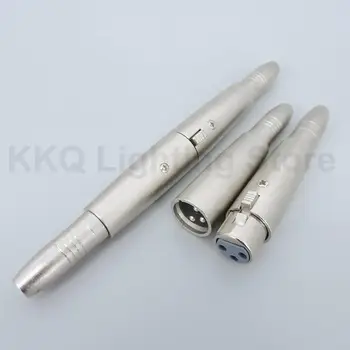 3-контактный XLR Штекер-розетка к металлическому микрофону 6,35 мм 6,5 мм Моно-штекерный разъем к 1/4-дюймовому Аудиокабелю-адаптеру 1/3шт k