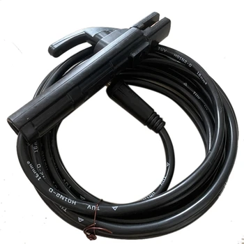 5 М Сварочные принадлежности для держателя сварочного электрода 200ампер Ручная дуговая сварка MMA 10-25 мм Разъем и подводящий кабель