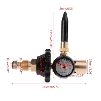 A2UD Регулируемый отвод воды для клапана с внутренней резьбой, латунный регулятор манометра f