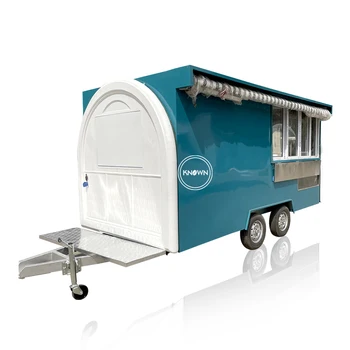 OEM Мобильный грузовик с едой, тележка для хот-догов, прицеп, контейнер для фаст-фуда, киоск для продажи мороженого, тележка для продажи мороженого