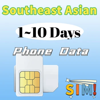 SIM-карта для передачи данных На 1 2 3 5 10 Дней Безлимитный Доступ В Интернет Данные мобильного телефона 3-В-1 SIM-карта Для Сингапура и Таиланда