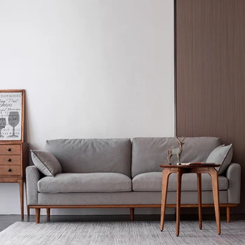 TPZ019 Оптовая продажа мебели для диванов деревянный дизайн гостиной отеля, маленький диван из массива дерева, современные диваны