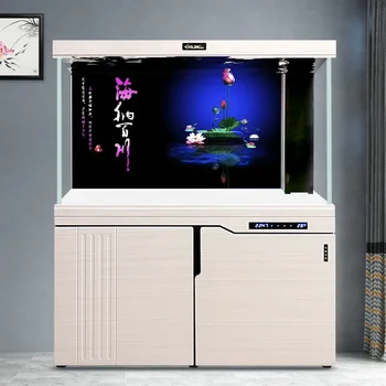 Аквариум для рыб Xilong Living Room Super White Аквариум для перекачки воды больших и средних размеров Экраны Аквариум с нижним фильтром