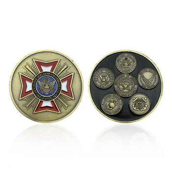 Военная Памятная медаль Армии США Ретро Монета Медный Подарок на память Предметы Коллекционирования Медали Подарки