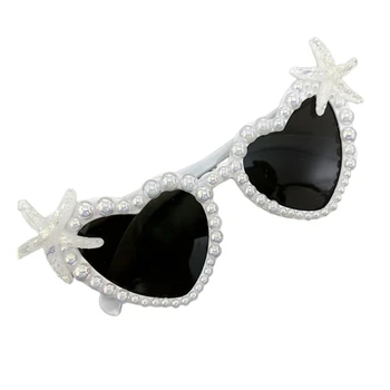 Девичник Солнцезащитные очки BrideToBe Свадебная вечеринка Искусственный Жемчуг Летние Солнцезащитные очки Ocean Аксессуар для подружек невесты