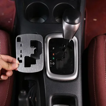 Для Toyota Hilux 2015-2020 Наклейки для украшения панели дисплея переключения передач автомобиля из алюминиевого сплава, аксессуары для интерьера автомобиля
