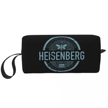 Изготовленная на заказ сумка для туалетных принадлежностей Breaking Bad для женщин The Great Heisenberg Makeup Косметический органайзер для хранения женской косметики Dopp Kit Box