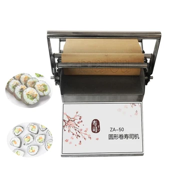 Коммерческая роллерная ручная машина для приготовления суши из нержавеющей стали, формовочная машина для суши круглой квадратной формы