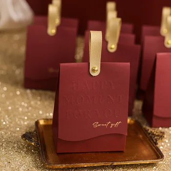 Креативное свадебное сопровождение, Ручные подарочные коробки для свадебных конфет Для украшения вечеринки, Счастливый момент для вас