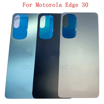 Крышка Батарейного Отсека Задняя Дверца Корпуса Для Motorola Moto Edge 30 Задняя Крышка с Клейкой Наклейкой Запасные Части