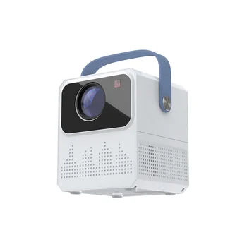 Мини Wi-Fi проектор Медиаплеер для домашнего кинотеатра 4K HD, проектор с автофокусировкой, Уличный портативный умный проектор, штепсельная вилка ЕС