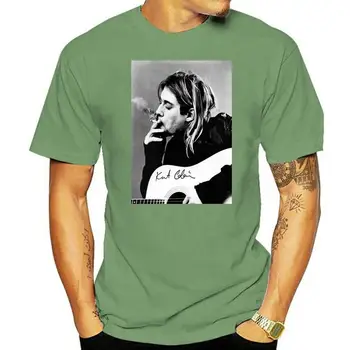 Мужская черная футболка Kurt Donald Cobain, размер S-3XL
