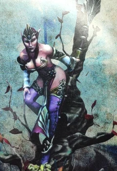 Новая подставка в Разобранном виде 1/32 древняя женщина-воин Фигурка из смолы, Неокрашенная Модель, Комплект
