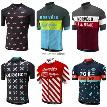 НОВЫЙ 2019 Летний Morvelo Велоспорт Джерси Мужская рубашка с коротким рукавом MTB MX велоспорт рубашка Велосипед велосипедная одежда Одежда Ropa Ciclismo