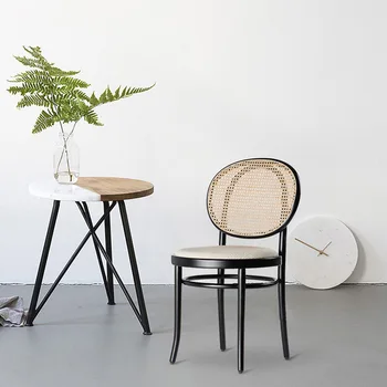 обеденные стулья середины века, свадебная спинка, деревянные обеденные стулья минималистского дизайна, офисная мебель sillas nordicas, гостиничная мебель