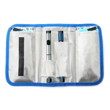 Переносная сумка-холодильник для инсулина со льдом, ручка для медицинского диабетика