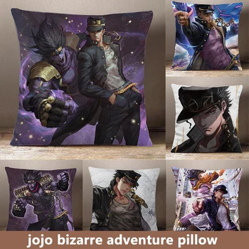 Персонаж косплея Jojos Bizarre Adventure, Плюшевые подушки с двусторонней печатью Dakimakura, Мягкая подушка для основного дивана, аниме-подушки, постельное белье