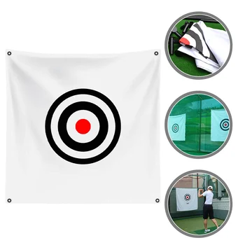 Подвесная ткань для гольфа, коврик для сетки для гольфа, инструмент для тренировки прицеливания, офисный набор, брезент для мяча в помещении