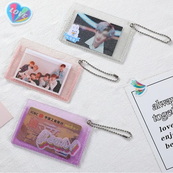 Прозрачный женский желейный мешок из ПВХ, мини-кошелек для денег, держатель для кредитных карт, прозрачный кошелек, женский кошелек