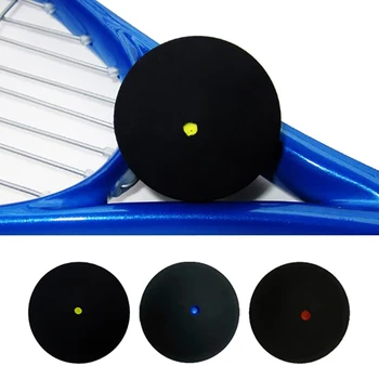 Профессиональный резиновый мяч для сквоша, ракетка для сквоша, красная точка, мяч в синюю точку, быстрая скорость для начинающих или тренировочные аксессуары