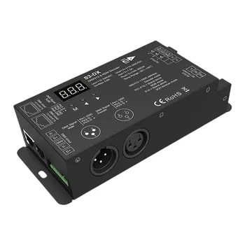 Светодиодная лента DMX Декодер (с RF) контроллер S3-DX 3CH * 1.5A 110-240 В переменного тока Высокого Напряжения для одноцветной/двухцветной/RGB/RGBW светодиодной ленты