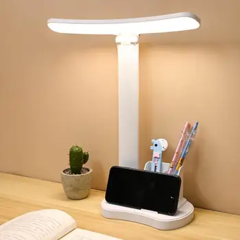 Светодиодная Настольная Лампа Eye Protect Study Dimmable Office Light Складная Настольная Лампа С Адаптивной Яркостью Прикроватная Лампа Для Чтения Оптом