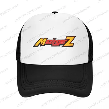 Сетчатая бейсболка с логотипом робота Mazinger Z UFO, летняя уличная мужская женская мода, спортивные шапки в стиле хип-хоп для дальнобойщиков