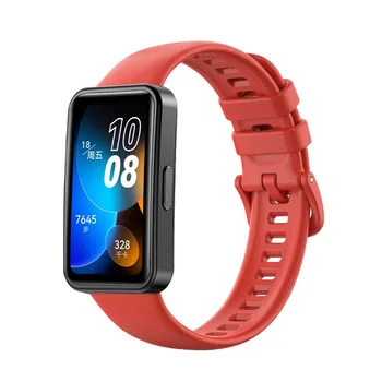 Силиконовый ремешок для смарт-часов Huawei Band 8, сменный браслет, мягкий спортивный браслет из ТПУ для Huawei Band8, аксессуары для часов