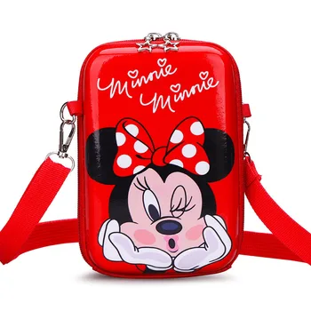 Сумка через плечо с Микки Маусом и Минни Disney, детский кошелек для монет с мультяшным принтом, высококачественная водонепроницаемая повседневная сумка через плечо для девочек, подарок