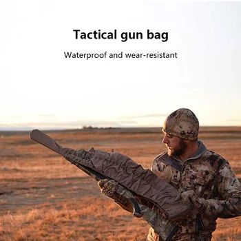 Тактический оружейный носок, защитный чехол, сумка для охоты, водонепроницаемый защитный чехол для винтовки, Наплечная военная сумка для стрельбы