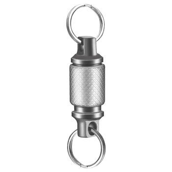 Титановый быстросъемный брелок, съемное кольцо для ключей, раздельный брелок, Аксессуар для держателя ключей для сумки/кошелька/ремня