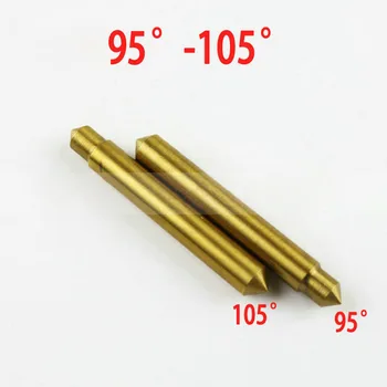 Титановый направляющий штифт под углом 95 и 105 градусов для встроенного вертикального шпоночного станка, слесарные принадлежности для плоских ножей (двойная головка)