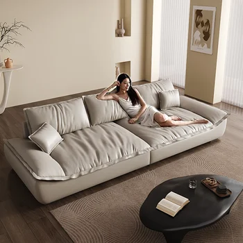 Тканевый чехол для домашнего дивана Современный Белый Минималистичный Роскошный дизайн детской ткани Напольный диван для гостиной Divano Мебель для гостиной