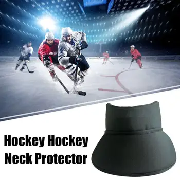 Хоккейный шейный щиток Регулируемый хоккейный шейный щиток для защиты от порезов с волшебной наклейкой, устойчивой к порезам Хоккей
