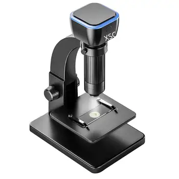 Цифровой микроскоп с беспроводным подключением, увеличительный двухобъективный фотокомпьютер